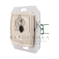 Розетка телевизионная Kranz TV DEA Проходная с/у мех. бежевый (1/10/120)