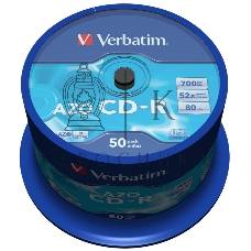 Диск CD-R Verbatim 700Mb 48x Cake Box (50шт) (43343)