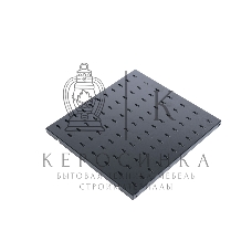 Полка перфорированная, глубина 580 мм, черный (СВ-58-9005)