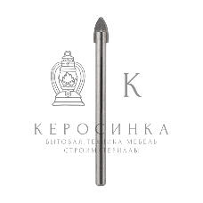 Сверло Kranz по стеклу и кафелю 6 мм 