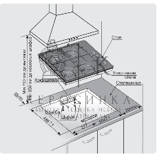 Газовая варочная панель Gefest 2230-01 К2 черный