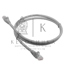 Патч-корд LANMASTER LSZH UTP кат.6, 1.5 м, серый