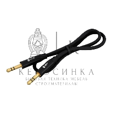 Кабель GCR 2.0m аудио jack 3.5мм/jack 3.5мм черный, GOLD, AL case черный, M/M, GCR-54761