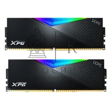 Оперативная память XPG Lancer, DDR5, 32GB (2x16GB), 7200MHz, CL34, DIMM, с радиаторами, RGB, черный