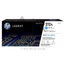 Картридж лазерный Cartridge HP 212A для CLJ Enterprise M554/M555/M578, голубой (4 500 стр.)