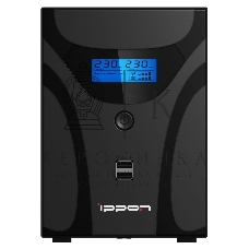 Источник бесперебойного питания Ippon Smart Power Pro II Euro 1200 720Вт 1200ВА черный