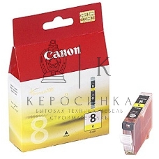 Картридж струйный CLI-8Y (0623B024), для Canon 4200/5200/MP500/MP800, Желтый, 490 стр.