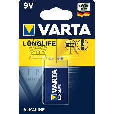 Батарейки VARTA Long Life 9V блистер 1 04122101411 