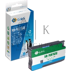Картридж струйный G&G GG-F6U16AE (F6U16AE) голубой (26 мл) для HP OJ Pro 7740/8210/8218/8710/8715