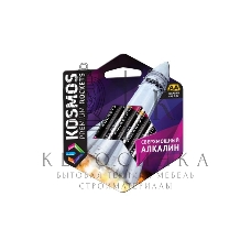 Элемент питания Космос алкалиновый AA/LR6 Kosmos premium ROCKETS (блист.4шт)