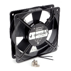 Вентилятор для корпуса Gembird черный, 120 мм, 2100 об/мин, 37.5 дБ, 2 pin