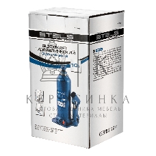 Домкрат гидравлический бутылочный Stels 10 т, h подъема 222-447 мм