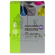 Картридж струйный Cactus CS-LC3239XLY желтый (52мл) для Brother HL-J6000DW/J6100DW