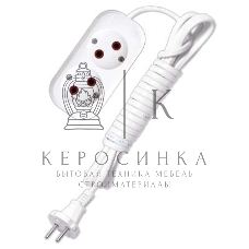 Удлинитель UNIVersal У6-011 ШВВП 2x0,75 2гн. 3 м 9631912