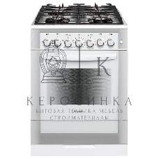 Плита комбинированная Gefest ПГЭ 6502-02 0042 белый, конфорок 4 газовых, духовка 55 л, 60 см x 85 см x 60 см