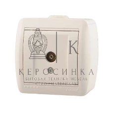 Розетка телевизионная ОП Ната оконечная белый Lezard 710-0200-130