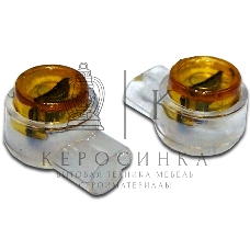 Соединитель проводов 0.4-0.7 мм, изолированный (скотчлок), прямое соединение, гель, 100 шт.