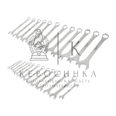 Набор ключей комбинированных Rexant 6х32 мм, 26 шт., CrV, полированный хром