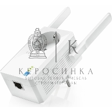 Сетевой адаптер TP-Link SOHO TL-WA860RE 300Mbps Wireless N Wall Plugged Range Extender with AC Passthrough, QCA(Atheros), 2T2R, 2.4GHz, 802.11b/g/n, 1 10/100Mbps LAN port, Range Extender button, Range Extender mode, suppo поставляется без кабеля RJ-45