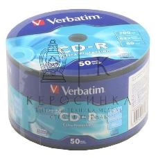 Диск CD-R Verbatim 700 Mb, 52x, Shrink (50), DataLife (50/600)