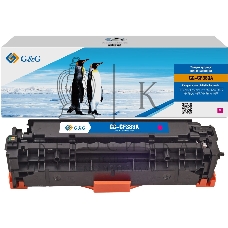 Картридж лазерный G&G GG-CF383A пурпурный (2700 стр.) для HP LJ Pro M476dn/M476nw/M476dw