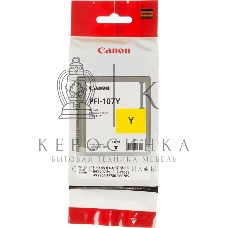Картридж струйный Canon PFI-107Y (6708B001) желтый (130 мл) для Canon iP F680/685/780/785