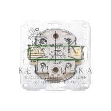 Переключатель Kranz DEA 1кл перекрест. с/у 10А мех. бежевый (1/10/120)