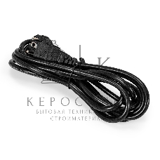 Кабель питания ExeGate Special PC-3S (Евровилка угловая Schuko->C13, 3*1.0мм2, CCA, черный, 3 м)