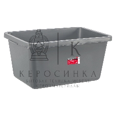 Таз прямоугольный Matrix строительный усиленный, 45л