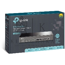 Коммутатор TP-Link TL-SG1008MP 8-портовый настольный/монтируемый в стойку гигабитный коммутатор с 8 портами PoE+