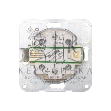 Переключатель Kranz DEA 2кл прох. с/у 10А мех. бежевый (1/10/120)