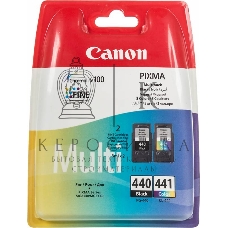 Картридж струйный Canon PG-440/CL-441 5219B005 черный/трехцветный x2уп. для Canon MG2140/MG3140 (180 стр.)
