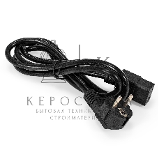 Кабель питания ExeGate Special PC19-1,8S (Евровилка Schuko->C19, 3*1.5мм2, CCA, черный, 1.8м)