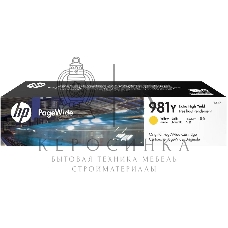 Картридж струйный HP 981Y желтый Original PageWide Crtg