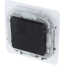 Переключатель IP44 10AX 250 В антрацит