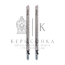 Пилка для электролобзика по дереву Kranz T301DL 132 мм 6 зубьев на дюйм 6-85 мм (2 шт./уп.)