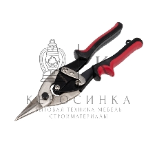 Ножницы по металлу прямые Rexant 260 мм никелированные, двухкомпонентные рукоятки