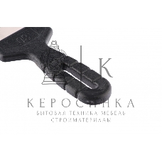 Шпательная лопатка из нержавеющей стали Сибртех, 80 мм, пластмассовая рукоятка