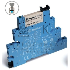 Реле электромеханическое интерфейсный модуль 1CO 6А AgNi 24В DC (чувствит.) IP20 винт. клеммы FINDER 385170240050