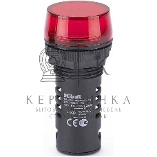 Лампа коммутационный ADDS 22мм LED 220В AC/DC ЛK-22 красн. SchE 25119DEK