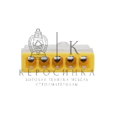 Экспресс-клемма Rexant СМК 2273-205, 5-проводная 0.5-2.5 мм², прозрачная, блистер (5 шт./уп.)