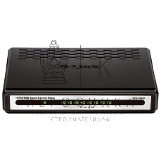 Коммутатор D-Link (DGS-1008A) 8-портов 10/100/1000Mbit/s