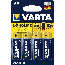 Батарейки VARTA Long Life AA блистер 4 04106101414