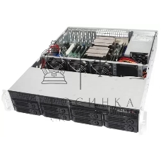 Серверный корпус 2U rackmount, 8+1 trays, 550W CRPS PSU(1+1)/21