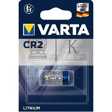 Батарейка Varta ELECTRONICS CR2 BL1 Lithium 3V (6206) (1/10/100)