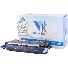 Картридж лазерный NVPrint совместимый NV-Q6470A Black для HP Color LaserJet 3505X/3505N/3505/3505DN/3800N/3800DTN/3800DN/3600/3600N/3600DN/3800 (6000k)