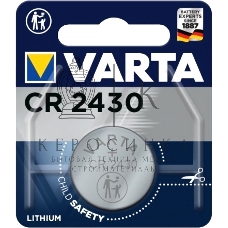 Батарейка Varta ELECTRONICS CR2430 BL1 Lithium 3V (6430) (1/10/100)
