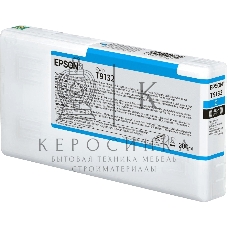 Картридж струйный Epson T9132 с голубыми чернилами (200мл) для плоттеров SC-P5000 (C13T913200)