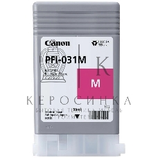 Картридж струйный Canon Pigment Ink PFI-031 Magenta пурпурный (55 мл) для Canon imagePROGRAF TM-240, TM-340