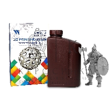 Фотополимерная смола NVPrint ABS Like Resin Grey для 3D печати 1 кг (бут)